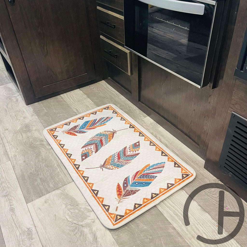 Feather Floor Mat
