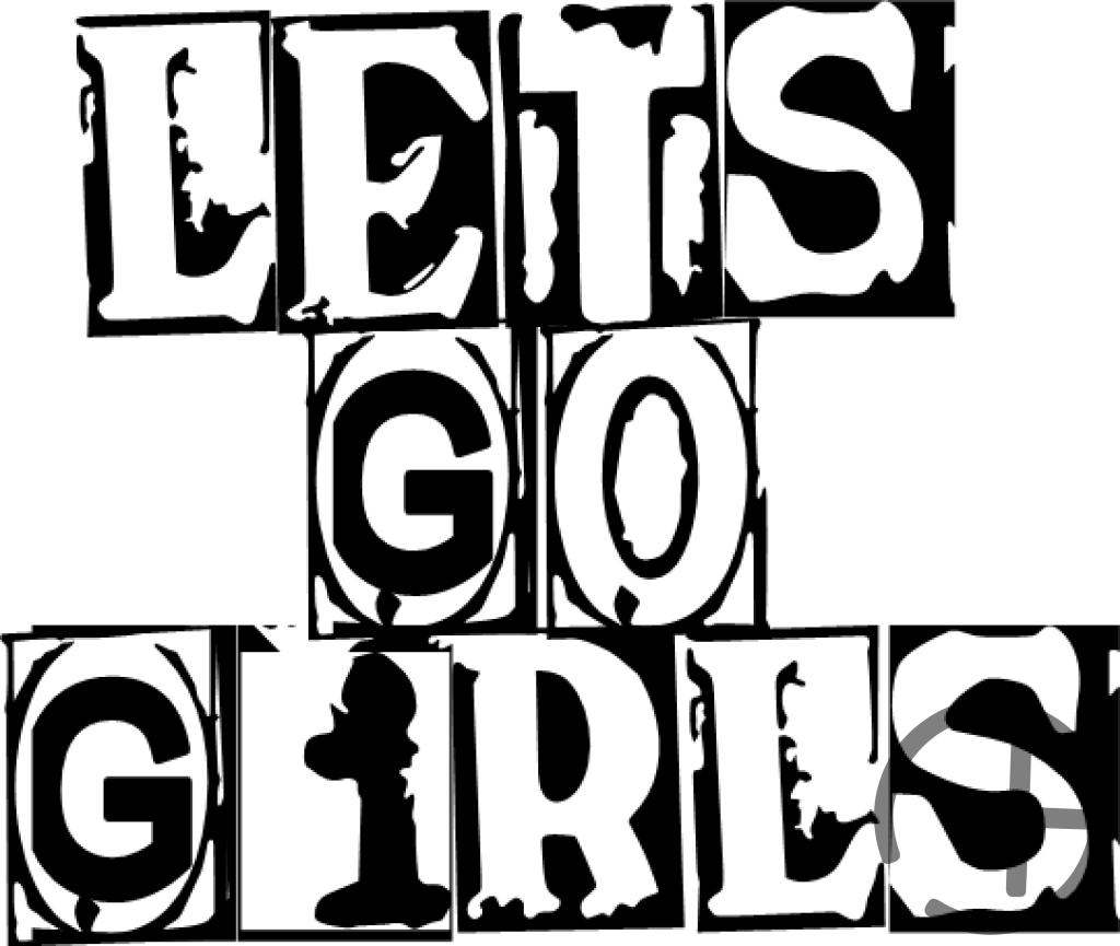 Lets Go Girls Decal Decal