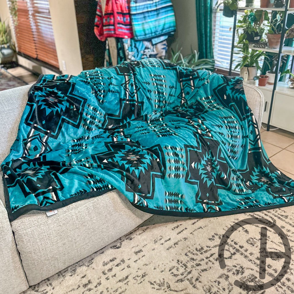 Lou Aztec Oversized Throw Blanket