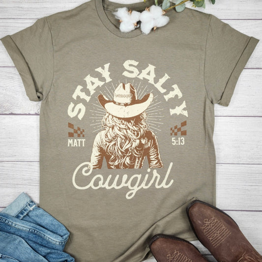 Stay Salty Cowgirl Unisex Tee