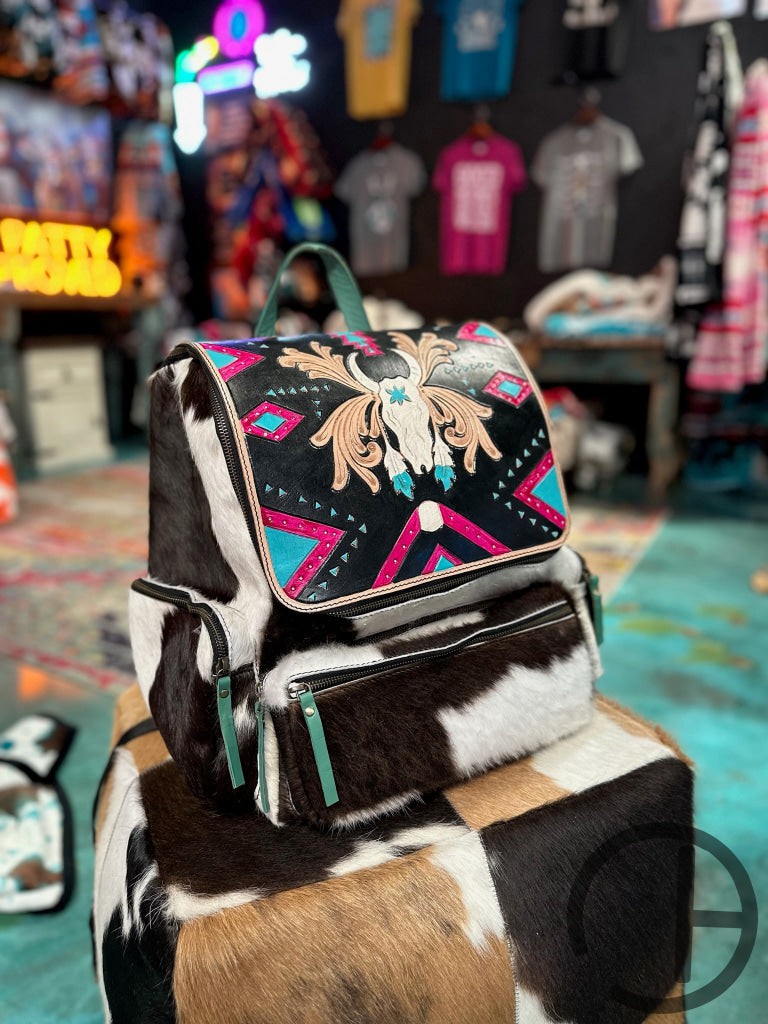 Aztec Steer Cowhide Backpack