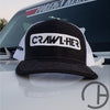 Black & White Crawlher Snap Back Hat Hat