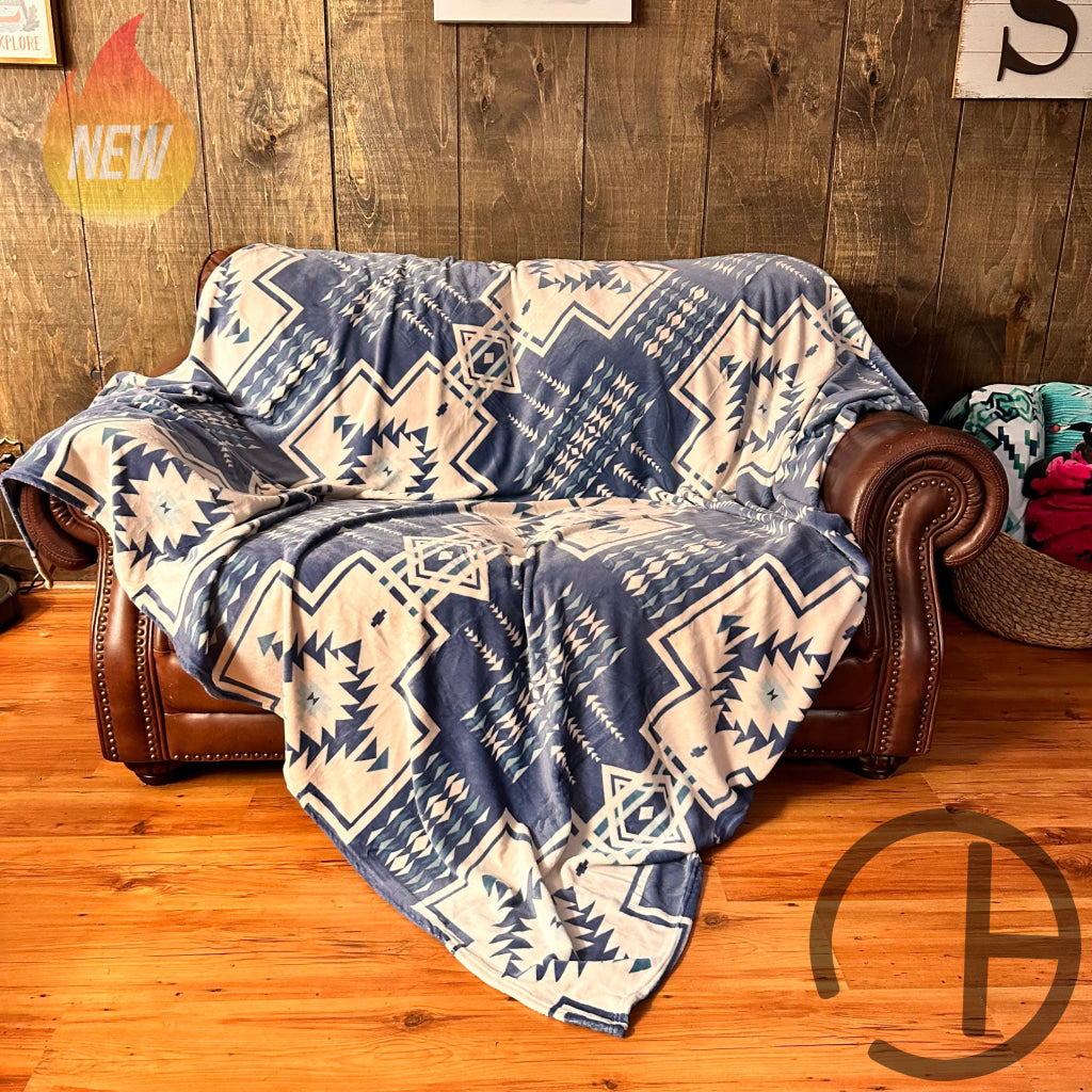 Blue Gem Dwinkie Throw Blanket