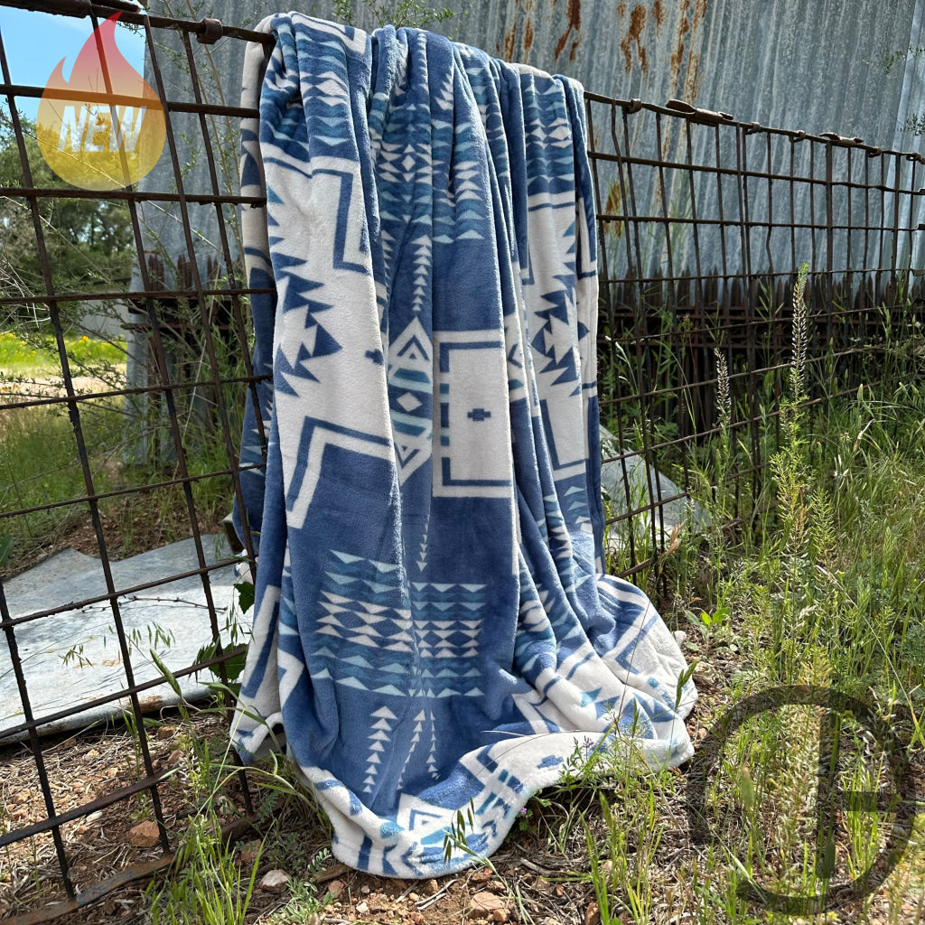 Blue Gem Dwinkie Throw Blanket