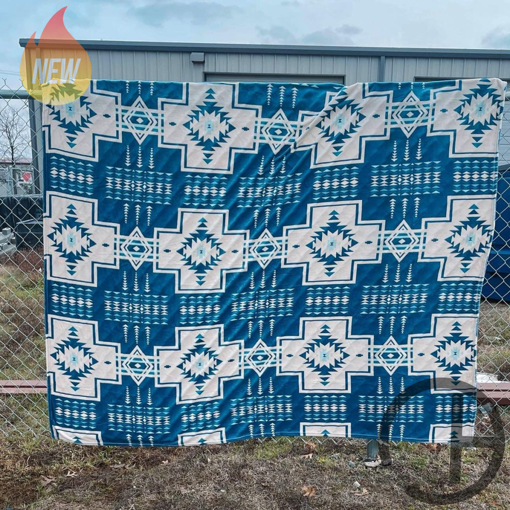 Blue Gem Dwinkie Throw Blanket