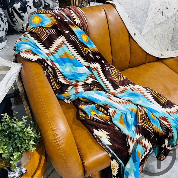 Bougie Brown Twin Throw Blanket