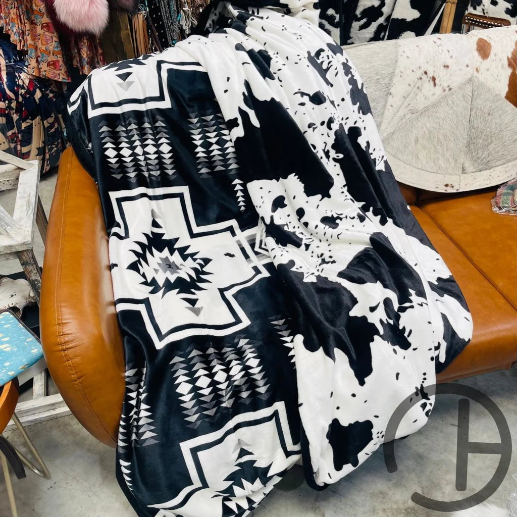 Reversible throw blanket hot sale