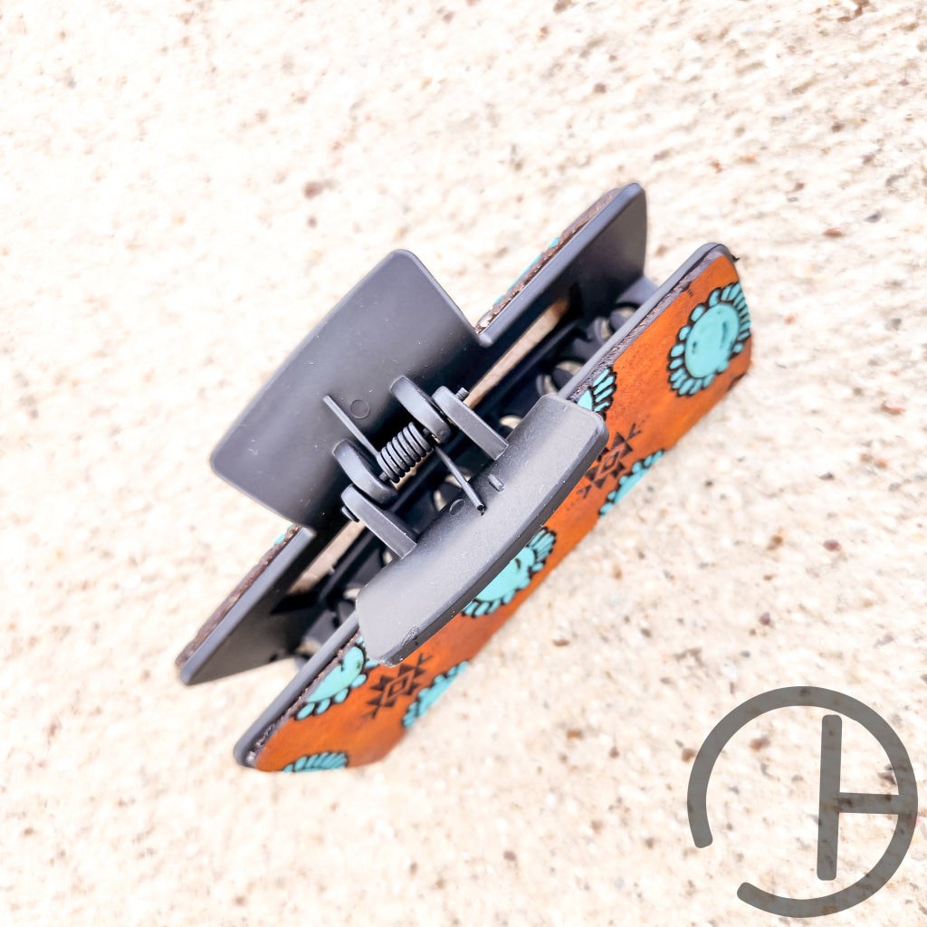 Concho Hair Clip Claw