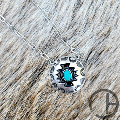 Concho Turquoise Necklace