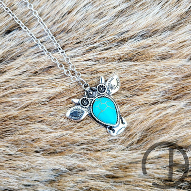 Cow Turquoise Necklace