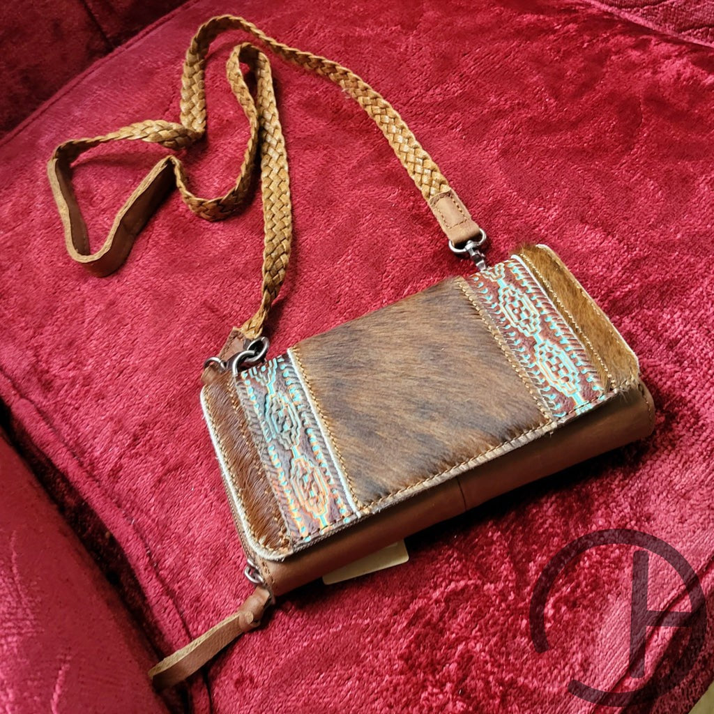 Cowhide Wallet Crossbody