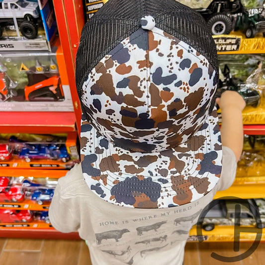 Cowprint Snapback Hat Preorder