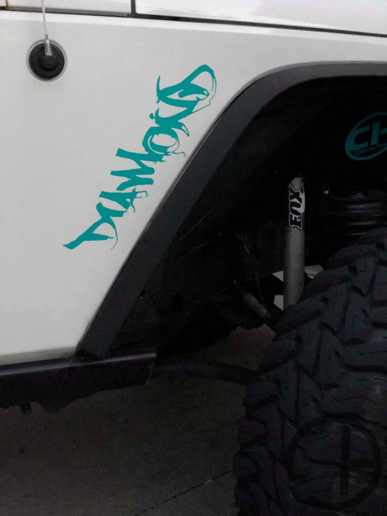 Custom Hoodname Set Decal