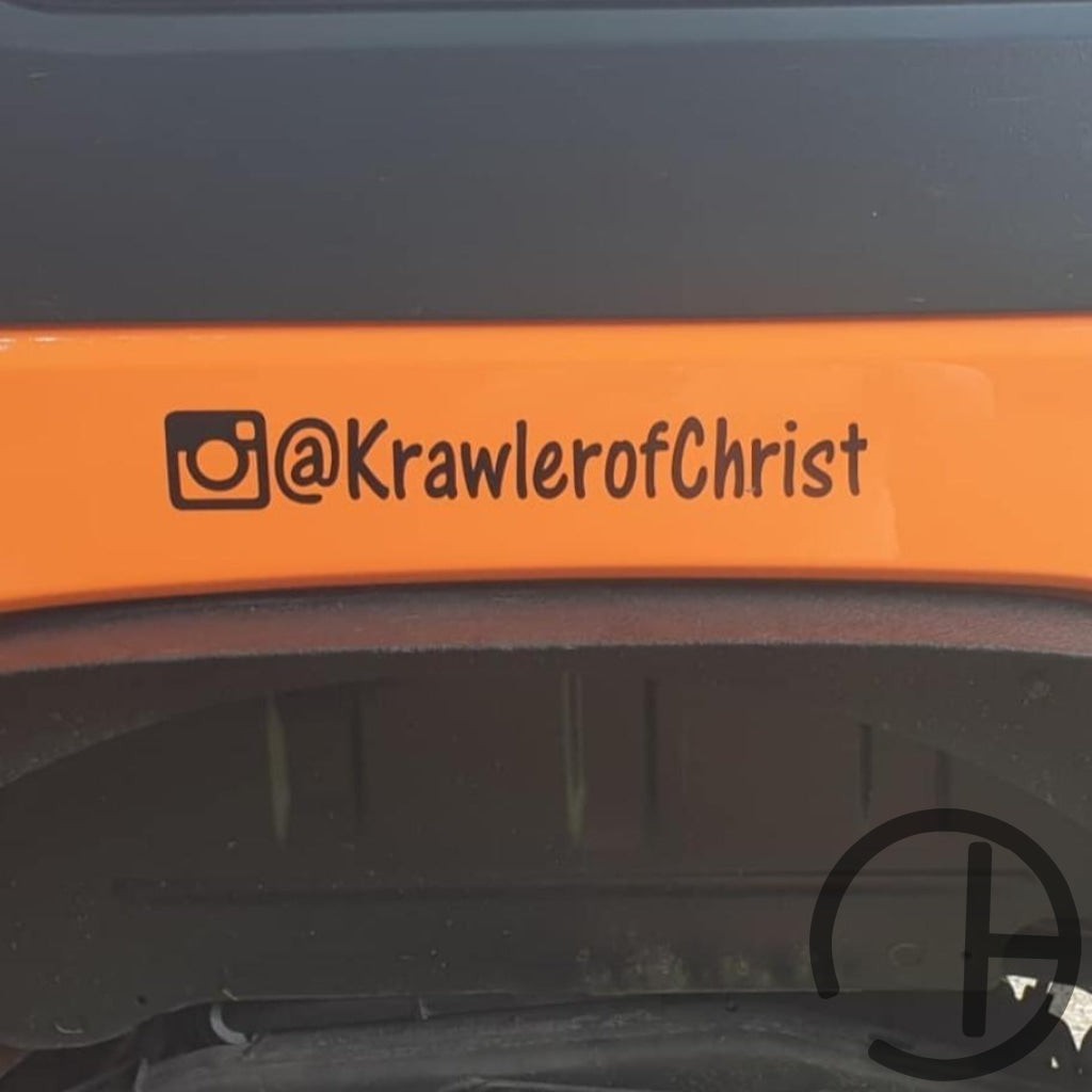 Custom Instagram Handle Decal (1)