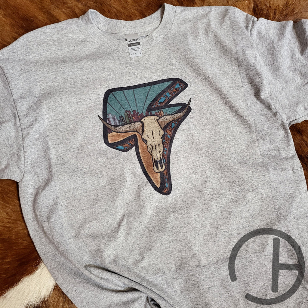 Desert Steer Bolt Tee Shirt