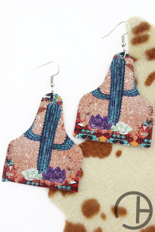 Desperados Cattle Tag Earrings