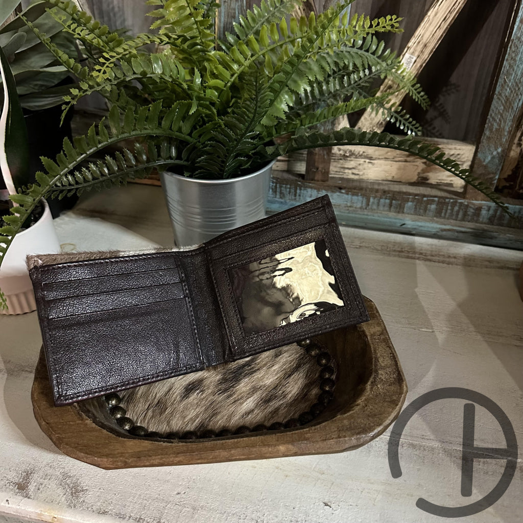 Dot Cowhide Wallet