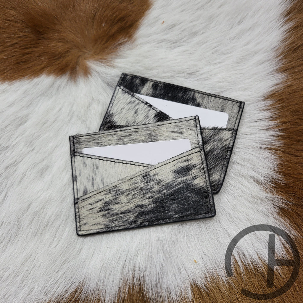 Espresso Cowhide Credit Card Holder