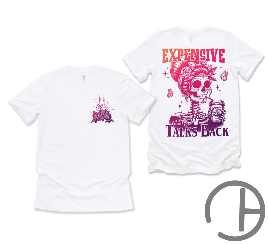 Expensive And Talks Back Ombre Tee Shirt