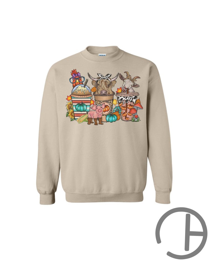 Fall Farm Latte Hoodie/Sweater