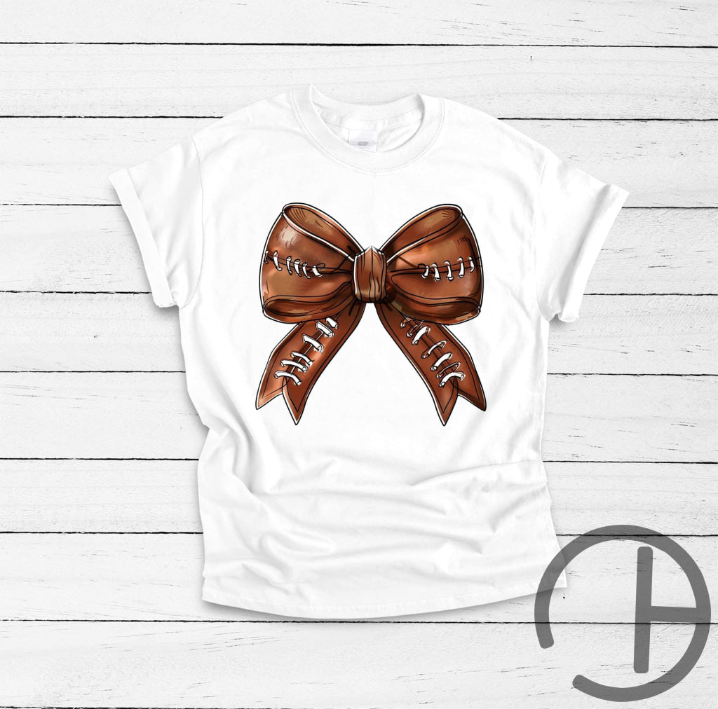 Footbal Bow Tee Shirt