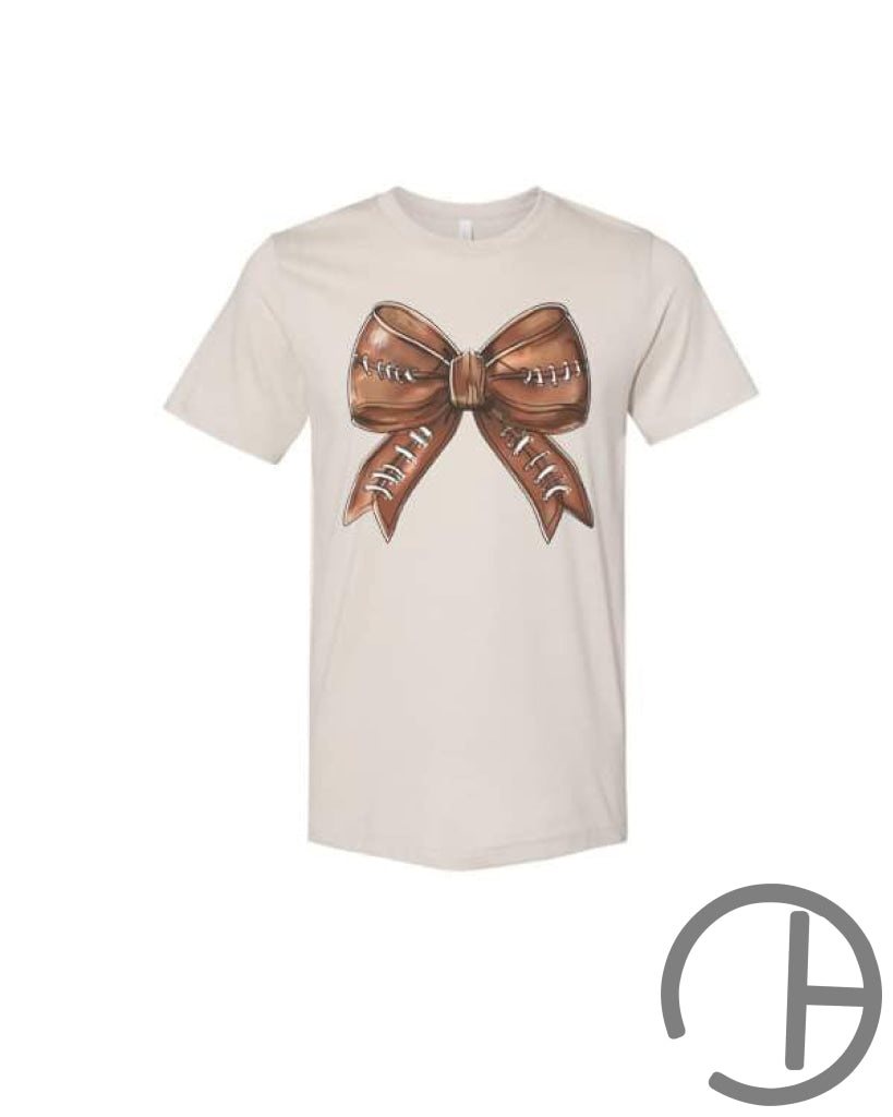 Footbal Bow Tee Shirt