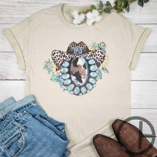 Gemstone Leo Cowboy Hat Tee