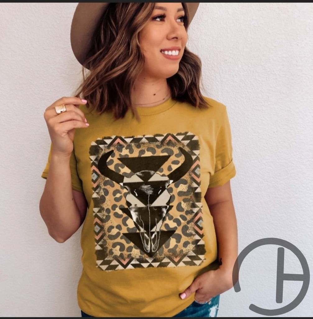 Geometric Steer Tee