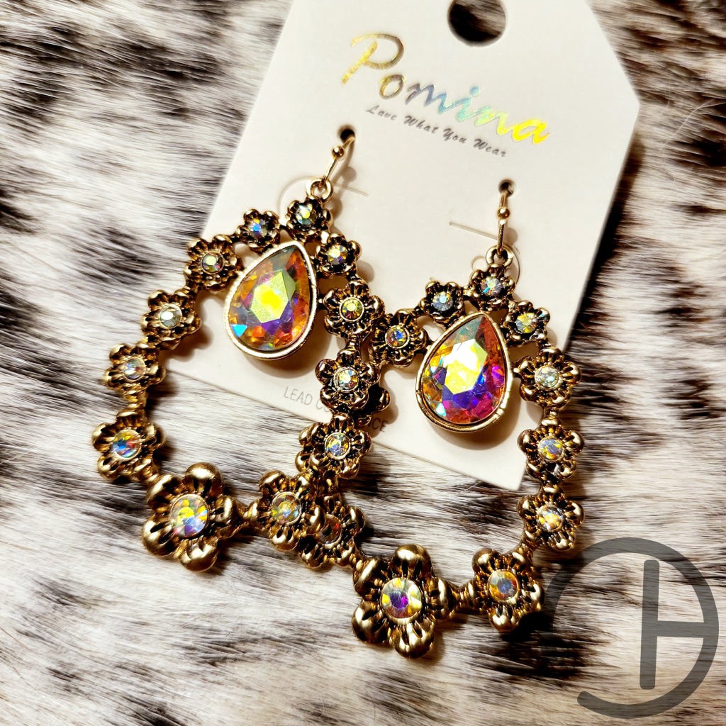 Gold Princess Earrings