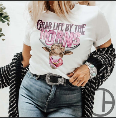 Grab Life By The Horns Tee