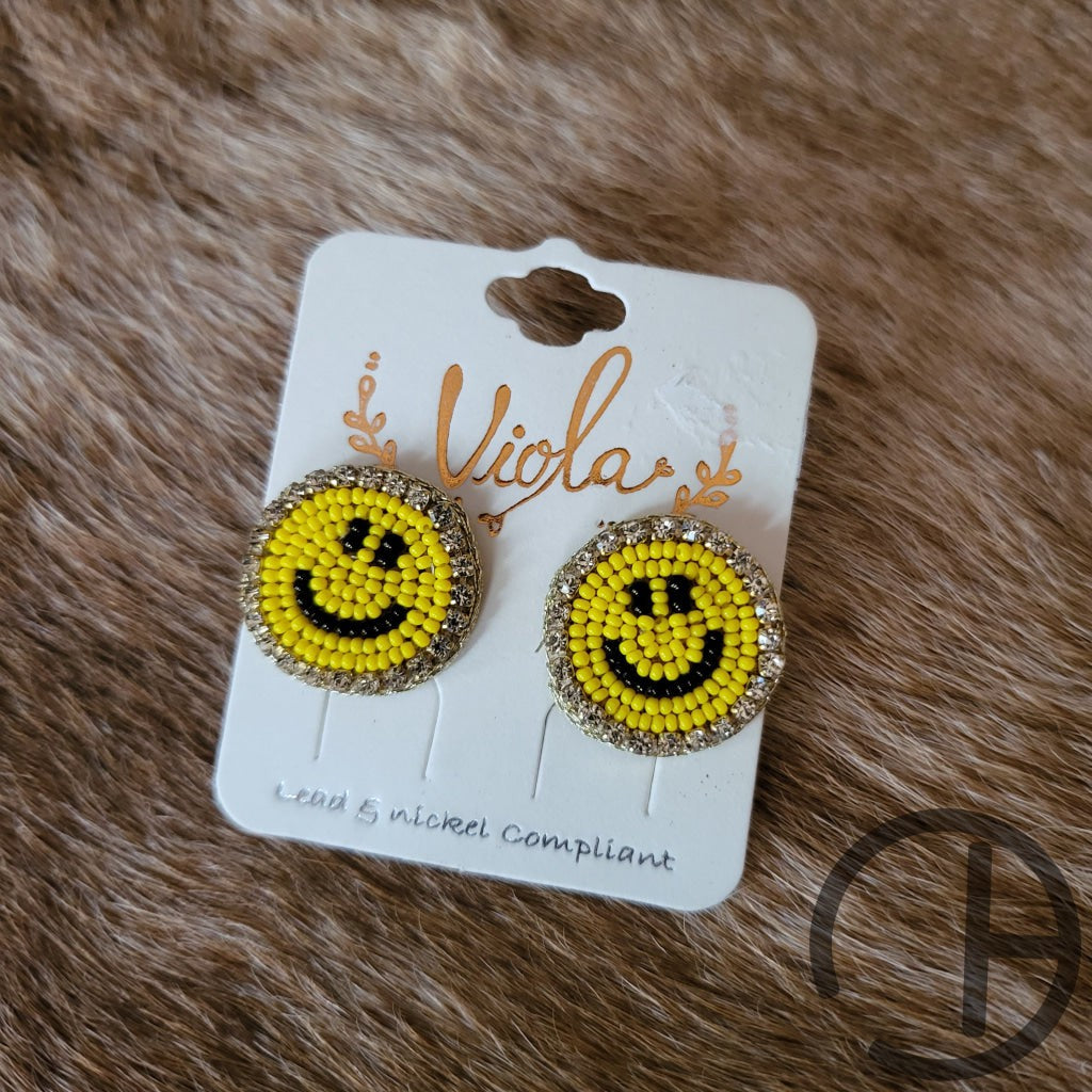 Happy Face Earrings