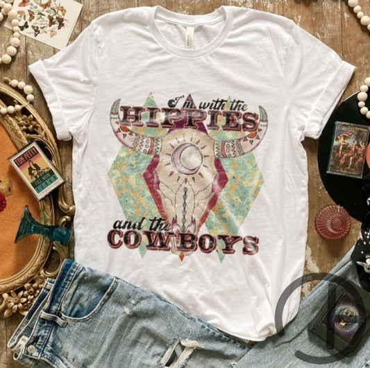 Hippies & Cowboys Tee