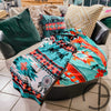 Aztec Horse Double Sided Throw Blanket