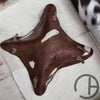 Jewelry/ Knick Nack Tray Brown Cowhide
