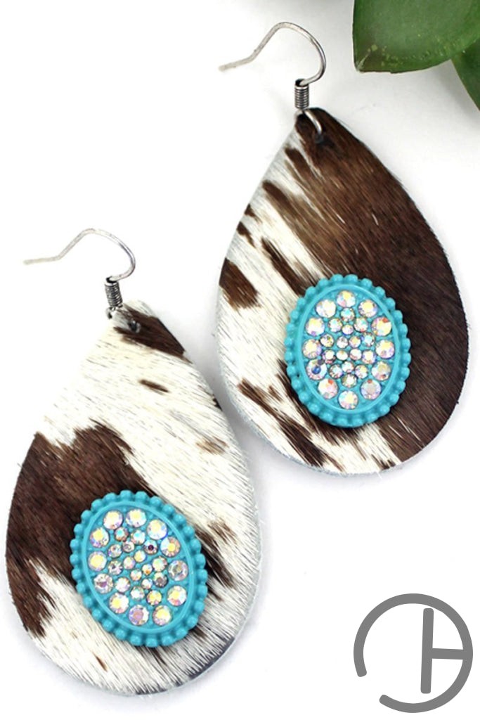 Kea Crystal Loving Farms Teardrop Earrings