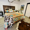 Kimber Aztec Quilt 3 Piece Bed Set