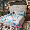 Large Steer Quilt 5 Piece Bed Set