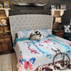 Large Steer Quilt 5 Piece Bed Set