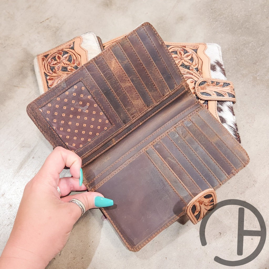 Leather Tooled Wallet