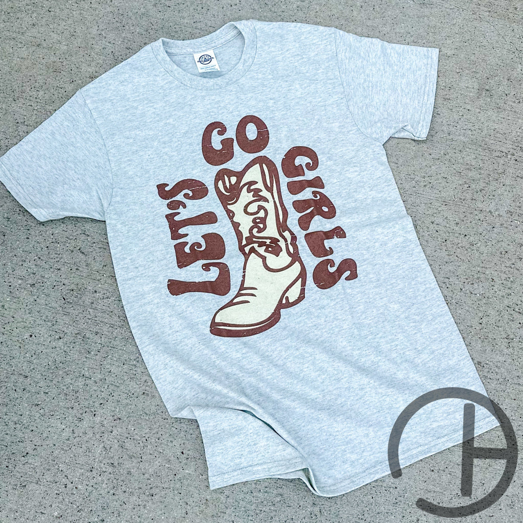 Lets Go Girls Boot Unisex Tee