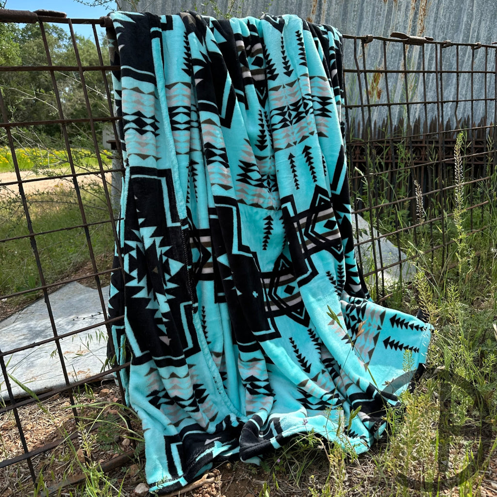 Mint Gem Dwinkie Throw Blanket