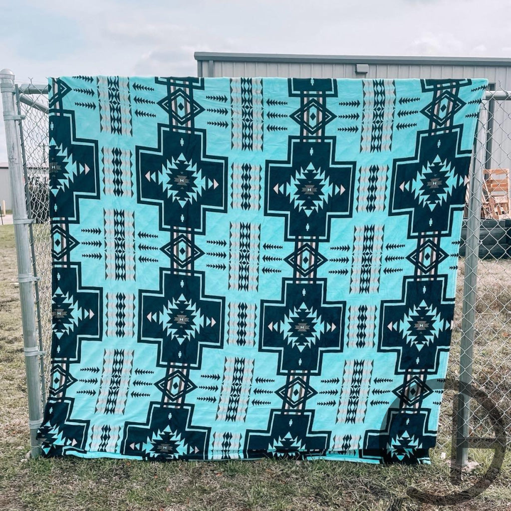 Mint Gem Dwinkie Throw Blanket