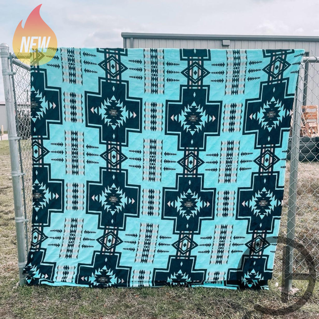 Mint Gem Dwinkie Throw Blanket