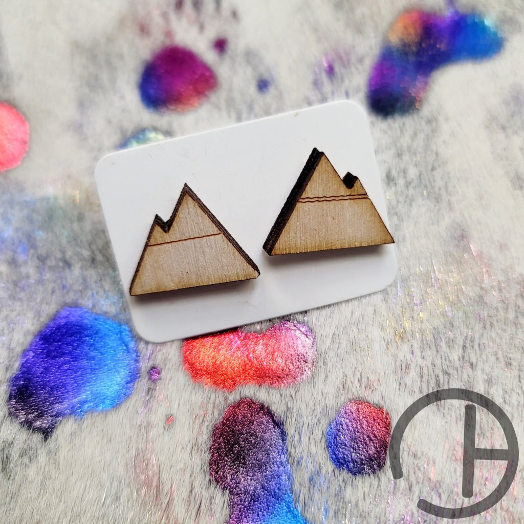 Mountain Stud Earrings