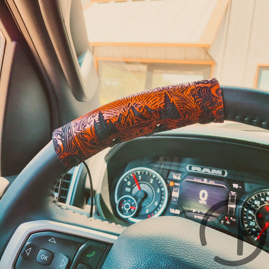 Mountains Steering Wheel/ Handle Accent