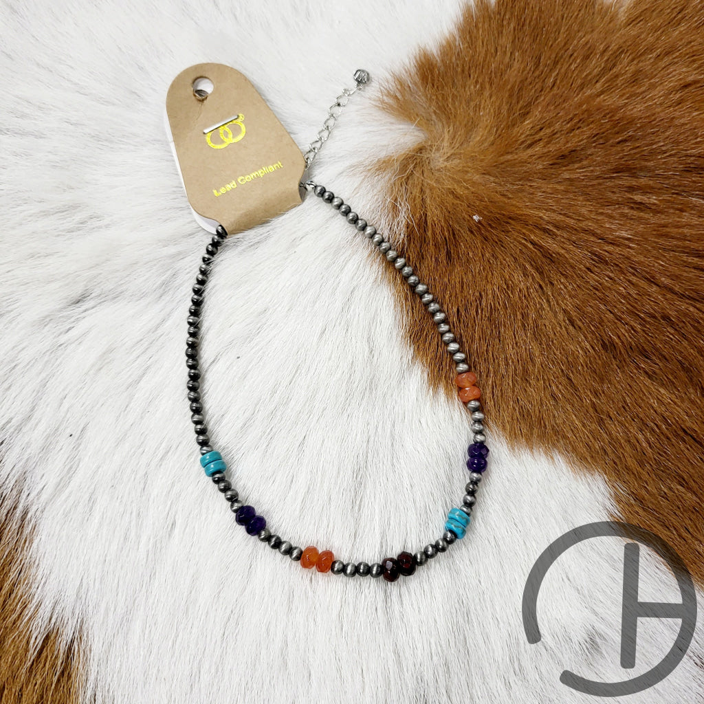 Multi Bead Choker