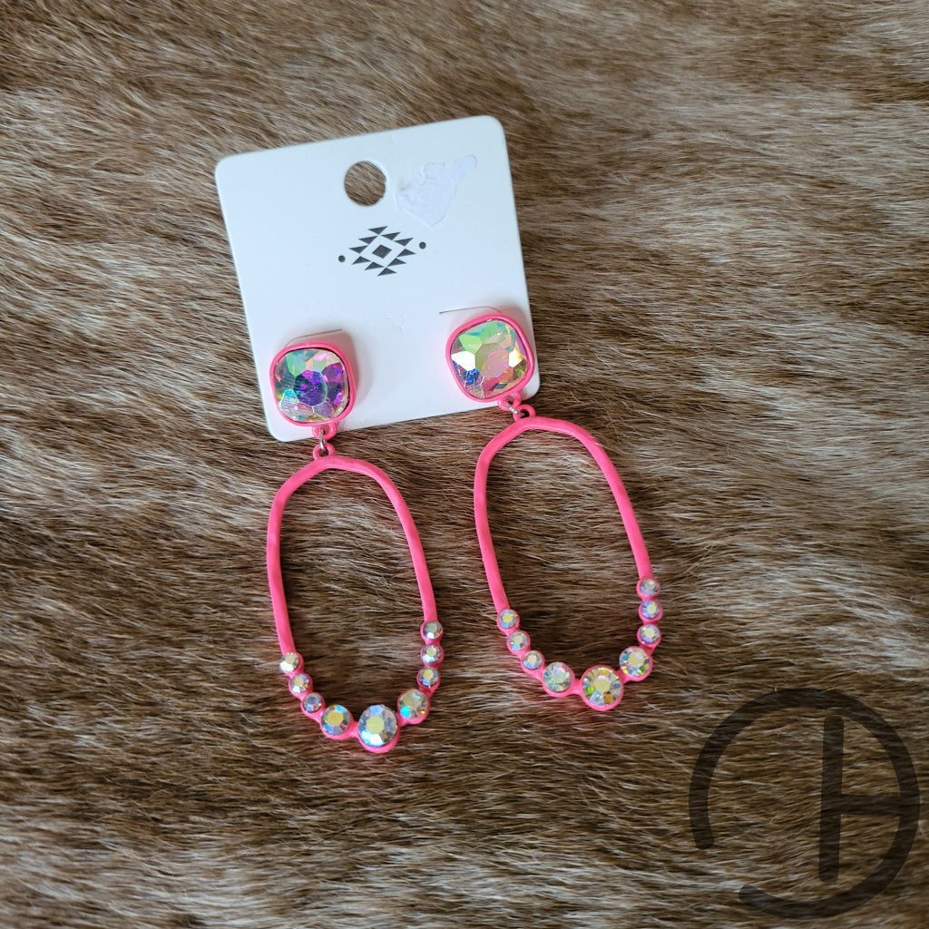 Neon Dangle Earrings