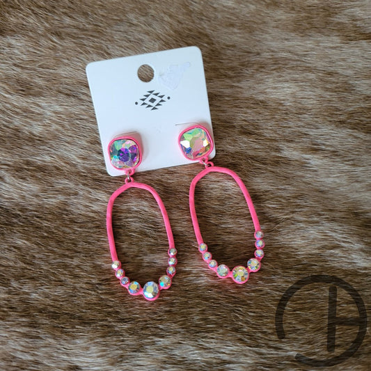 Neon Dangle Earrings