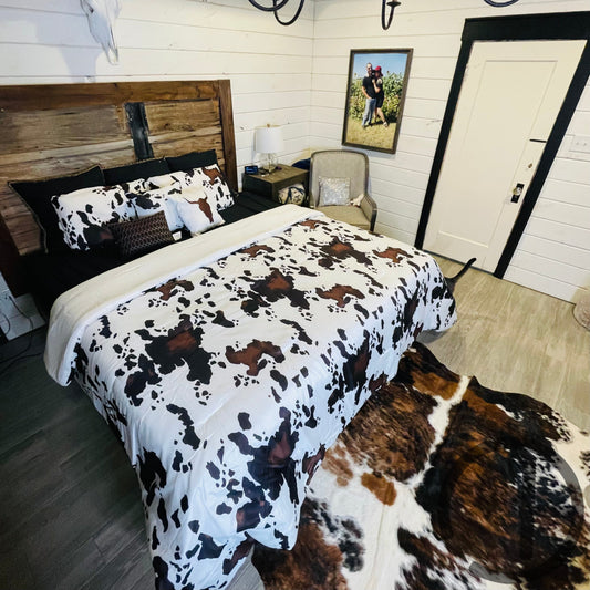 Og Multi Cow Print - 6 Piece Comforter Bedding Set