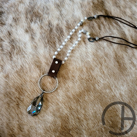 Pearl Anchor Necklace